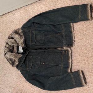 BB DAKOTA VINTAGE Denim Jackets with Fur Lining